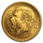 Mexico 7-Coin Gold Pesos Type Set BU