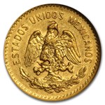 Mexico 7-Coin Gold Pesos Type Set BU