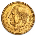 Mexico 7-Coin Gold Pesos Type Set BU