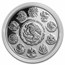 Mexico Chichén Itzá "Casa de las Monjas" Silver 5 Pesos Proof