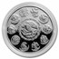 Mexico Chichén Itzá "Observatorio" Silver 5 Pesos Proof