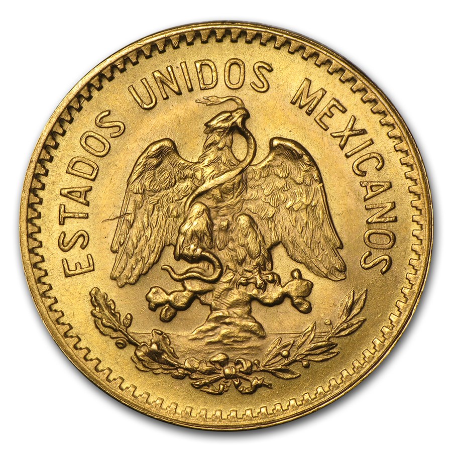 Mexico Gold 10 Pesos (Random Year) AU-BU