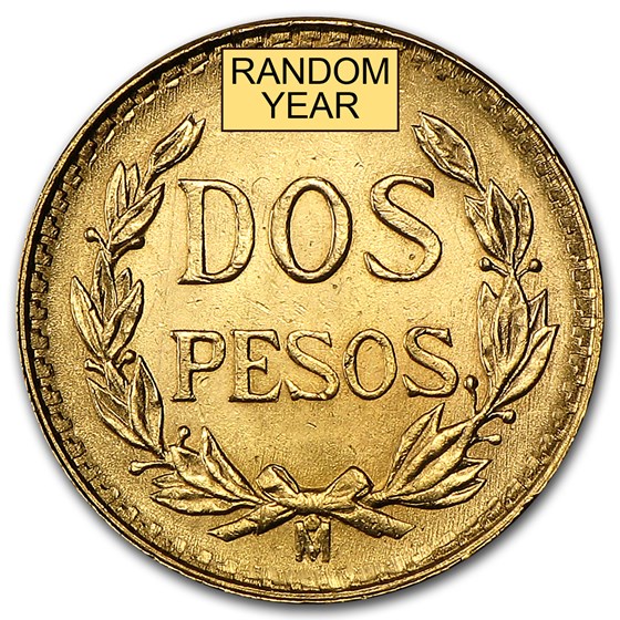 Mexico Gold 2 Pesos (Random) AU-BU Mexico Gold 2 Pesos (Random) AU-BU