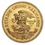 Mexico Gold 20 Pesos (Random Year) AU-BU