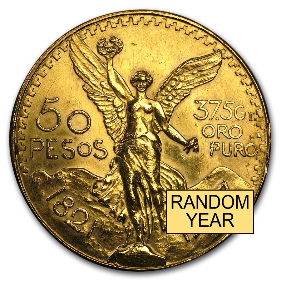 Mexico Gold 50 Pesos (Abrasions)