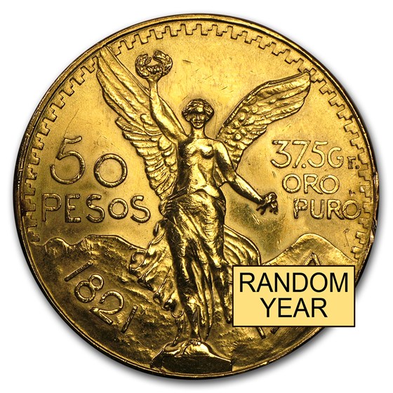 Mexico Gold 50 Pesos (Abrasions) Mexico Gold 50 Pesos (Abrasions)