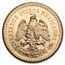 Mexico Gold 50 Pesos BU Prooflike (Random Year)