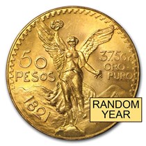 50 Pesos Gold Centenario Mexican Gold Coins