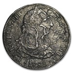 Mexico-Mo Silver 8 Reales Charles III Shipwreck Effect