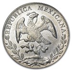 Mexico Silver 8 Reales Cap & Rays AU (ASW .7859 oz)
