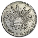 Mexico Silver 8 Reales Cap & Rays Culls (ASW .7859 oz)