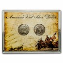 Mexico Silver 8 Reales Charles III 2-Coin Set Shipwreck Effect