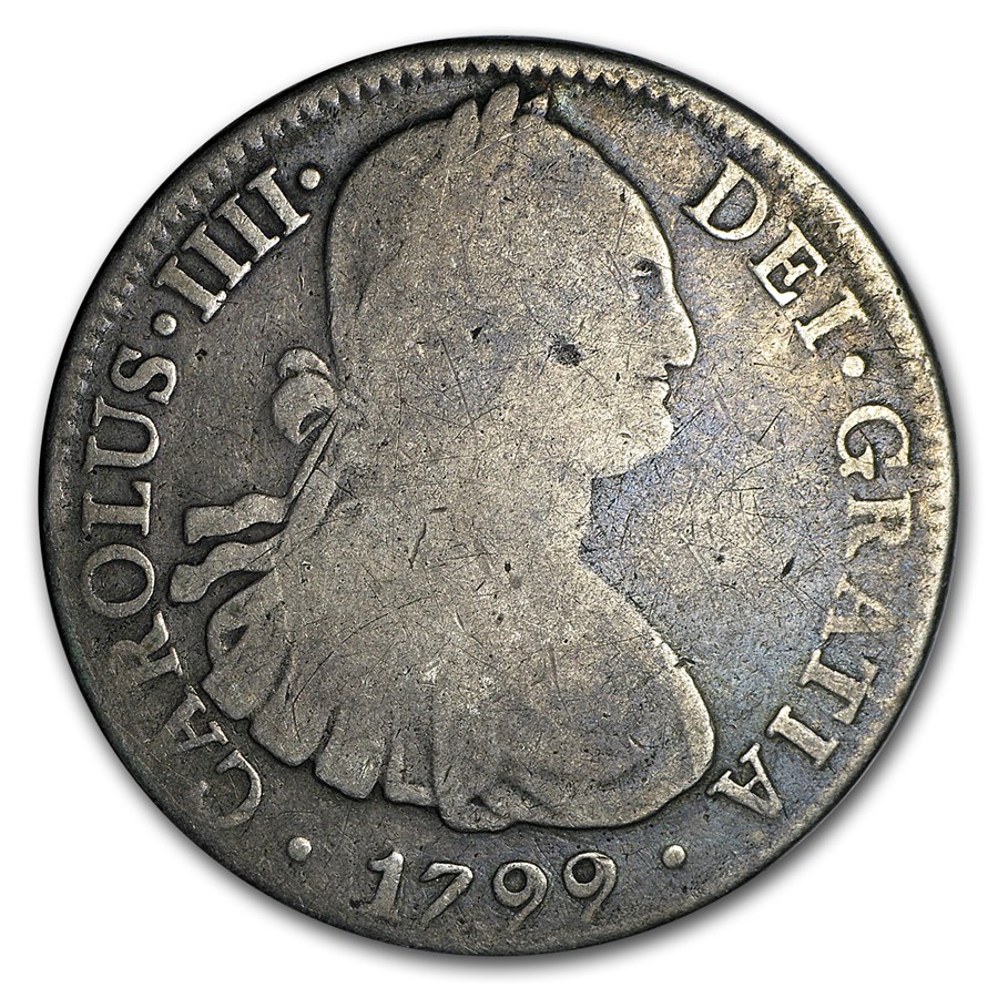 Buy Mexico Silver 8 Reales Portrait & Pillars Avg Circ Coin Online 8