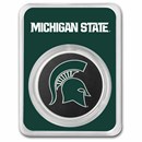 Michigan State University 1 oz Silver Colorized Round (in TEP)