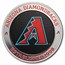MLB Arizona Diamondbacks 1 oz Silver Colorized Round (w/ Box)