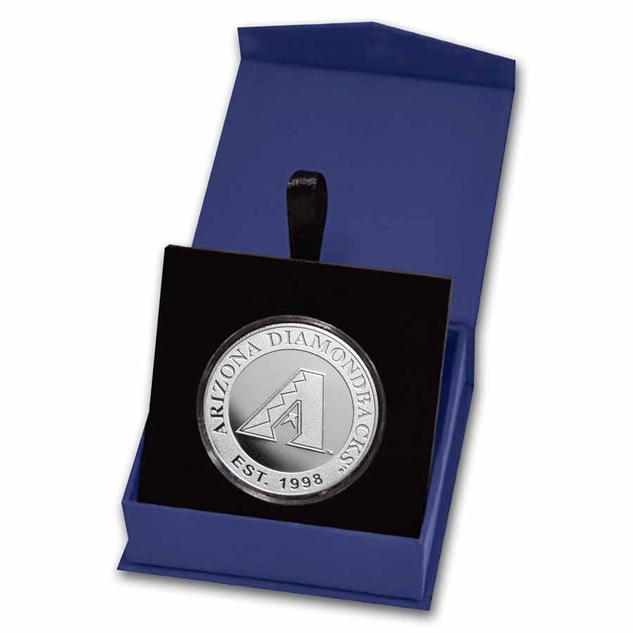 MLB Arizona Diamondbacks 1 oz Silver Round (w/Box)