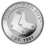 MLB Boston Red Sox 1 oz Silver Round (w/Box)