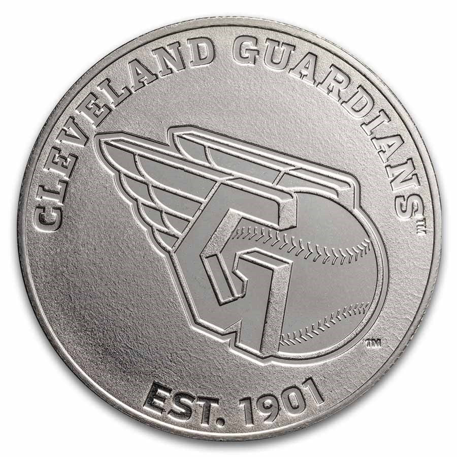 MLB Cleveland Guardians 1 oz Silver Round