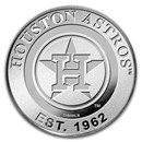 MLB Houston Astros 1 oz Silver Round (w/Box)