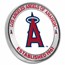 MLB Los Angeles Angels 1 oz Silver Colorized Round (w/ Box)