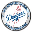 MLB Los Angeles Dodgers 1 oz Silver Colorized Round (w/ Box)