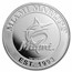 MLB Miami Marlins 1 oz Silver Round (w/Box)