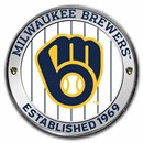 MLB Milwaukee Brewers 1 oz Silver Colorized Round (w/ Box)