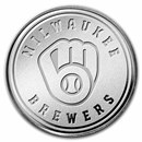 MLB Milwaukee Brewers 1 oz Silver Round