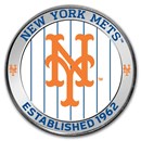 MLB New York Mets 1 oz Silver Colorized Round (w/ Box)
