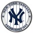 MLB New York Yankees 1 oz Silver Colorized Round (w/ Box)