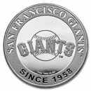 MLB San Francisco Giants 1 oz Silver Round