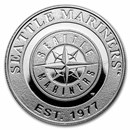 MLB Seattle Mariners 1 oz Silver Round