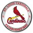 MLB St. Louis Cardinals 1 oz Silver Colorized Round (w/ Box)