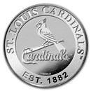 MLB St. Louis Cardinals 1 oz Silver Round (w/Box)