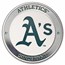 MLB The Athletics 1 oz Silver Colorized Round (w/ Box)