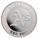 MLB The Athletics 1 oz Silver Round