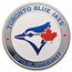 MLB Toronto Blue Jays 1 oz Silver Colorized Round (w/ Box)