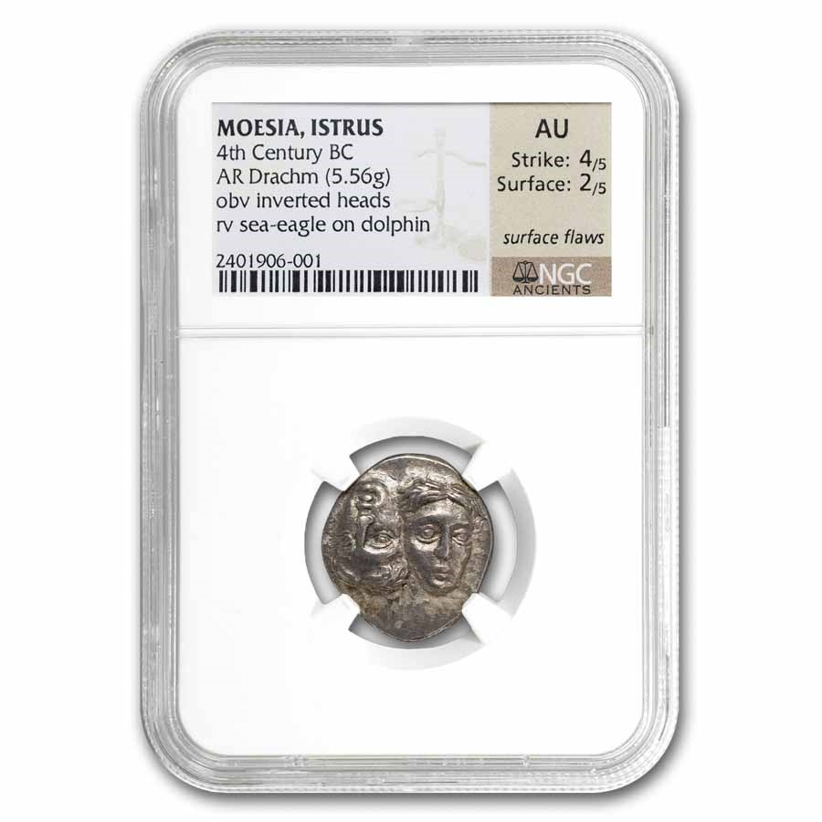 Moesia, Istrus Silver Stater (4th century BC) AU NGC (4/2)