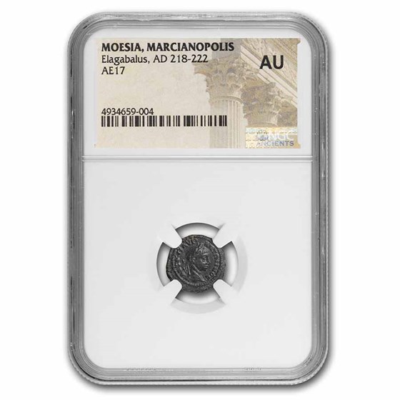 Moesia, Marcianopolis AE 17 Elgabalus (218-22 AD) AU NGC Moesia, Marcianopolis AE 17 Elgabalus (218-22 AD) AU NGC