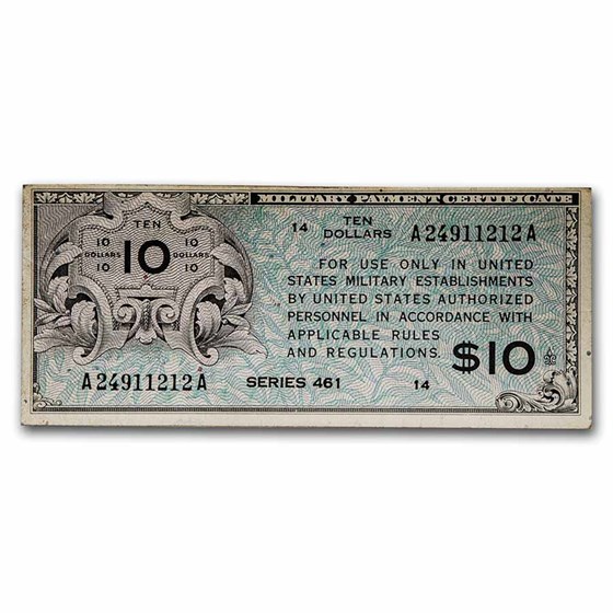 MPC Series 461 $10 AU MPC Series 461 $10 AU