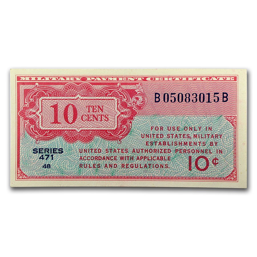MPC Series 471 10 Cents CU