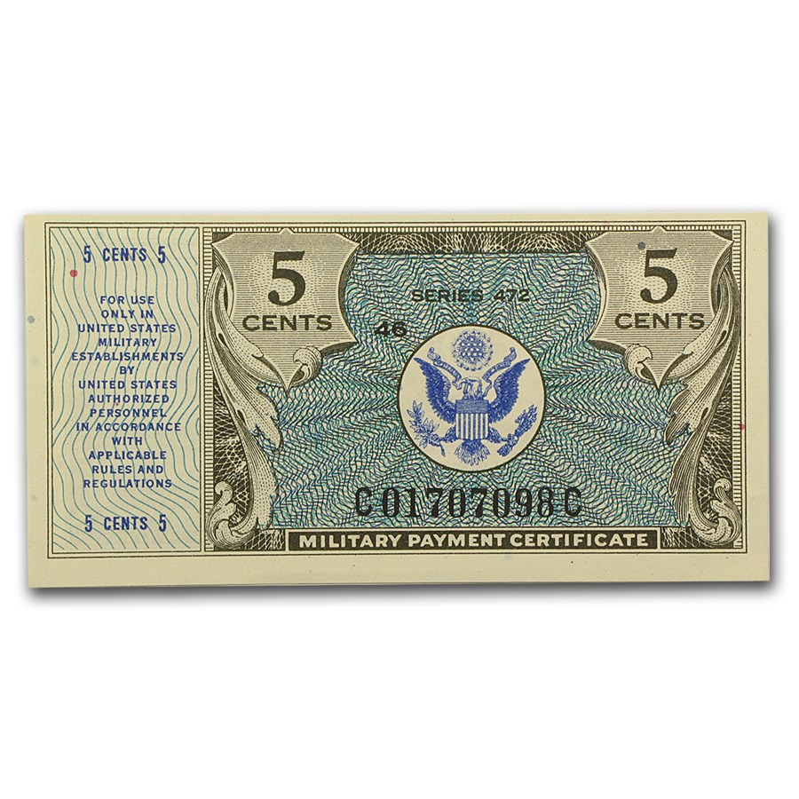 MPC Series 472 5 Cents CU