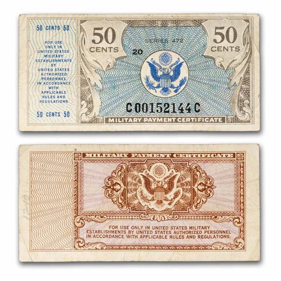 MPC Series 472 50 Cents Fine