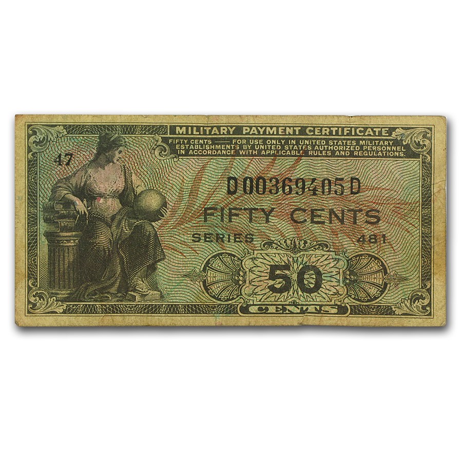 MPC Series 481 50 Cents Fine