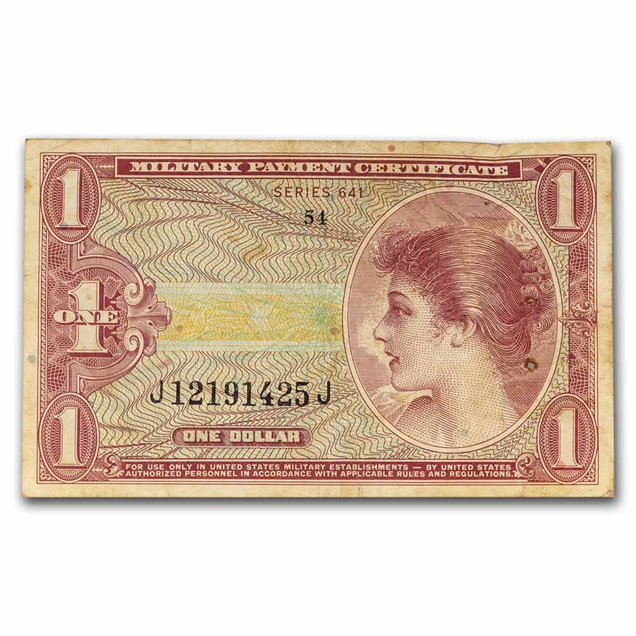 MPC Series 641 $1.00 Cull