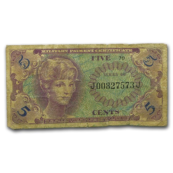 MPC Series 641 5 Cents Avg Circ MPC Series 641 5 Cents Avg Circ