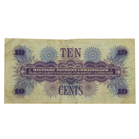 MPC Series 661 10 Cents Avg Circ MPC Series 661 10 Cents Avg Circ