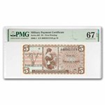 MPC Series 661 $5.00 CU-67 EPQ PMG (FR. M906-1)