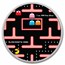 Ms.PAC-MAN™ Dual Mazes 1 oz Colorized Silver Round