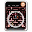 Ms.PAC-MAN™ Dual Mazes 1 oz Colorized Silver Round